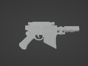 Voss Pattern Hellpistol 3D Model