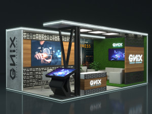 Booth Exhibition Stand Stall 3D Model