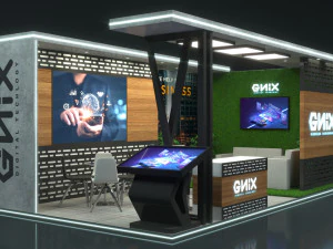 Booth Exhibition Stand Stall 3D Model