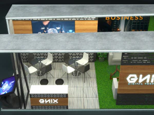 Booth Exhibition Stand Stall 3D Model