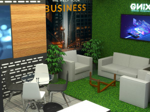 Booth Exhibition Stand Stall Modello 3D