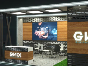 Booth Exhibition Stand Stall 3D Model