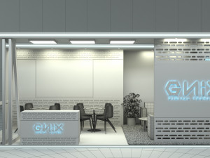 Booth Exhibition Stand Stall Modello 3D