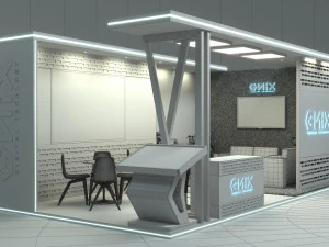 Booth Exhibition Stand Stall 3D Model