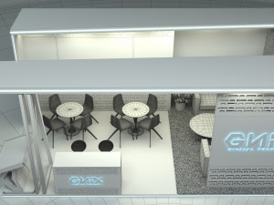 Booth Exhibition Stand Stall Modello 3D