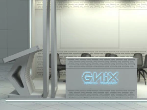Booth Exhibition Stand Stall 3D Model