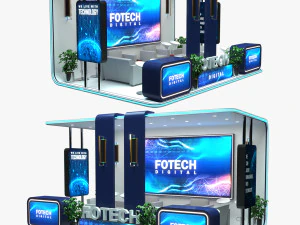 Exhibition Stall Model 3D Model