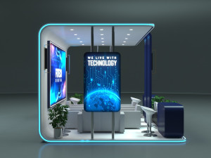 Exhibition Stall Model 3D Model
