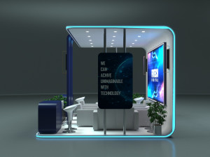Exhibition Stall Model 3D Model
