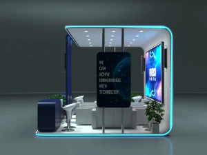 Exhibition Stall Model 3D Model