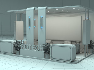 Exhibition Stall Model 3D Model