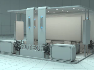 Exhibition Stall Model 3D Model