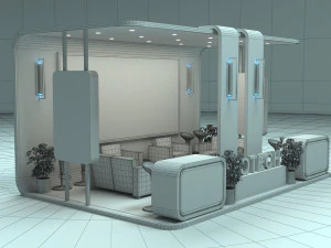 Exhibition Stall Model 3D Model