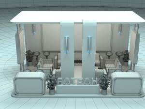 Exhibition Stall Model 3D Model