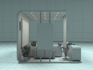 Exhibition Stall Model 3D Model