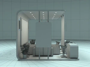 Exhibition Stall Model 3D Model