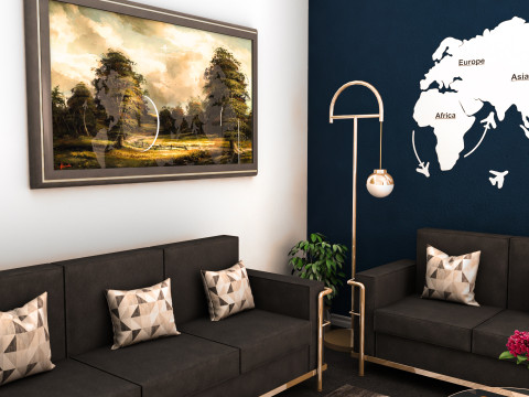 Room Interior 3D Модель