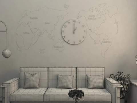 Room Interior 3D Model