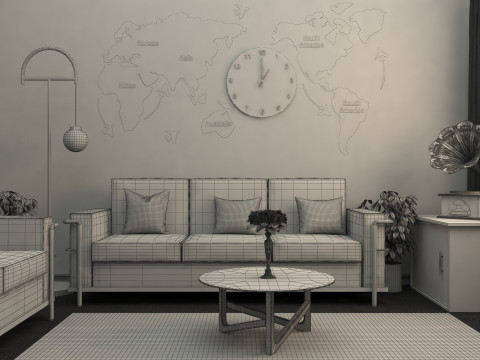 Room Interior 3D Модель