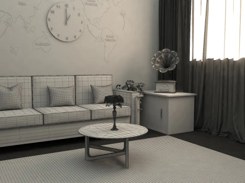 Room Interior 3D Model