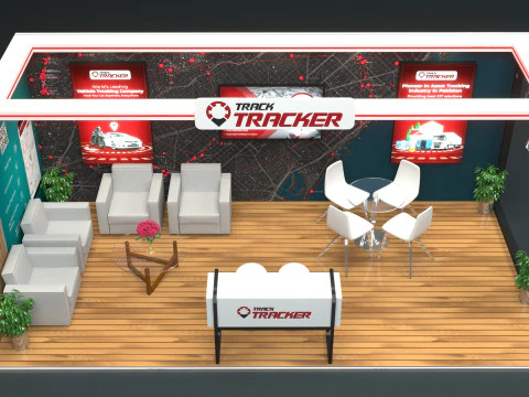 Exhibition Stand Stall 3D Model