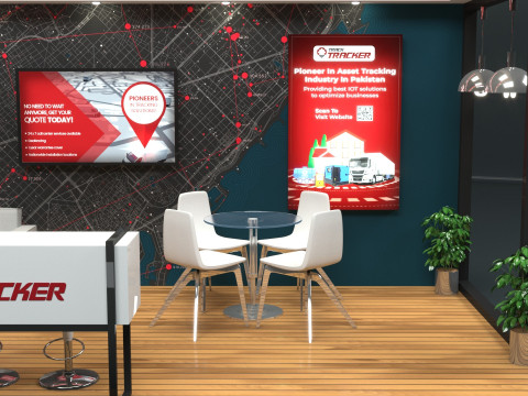 Exhibition Stand Stall 3D 模型