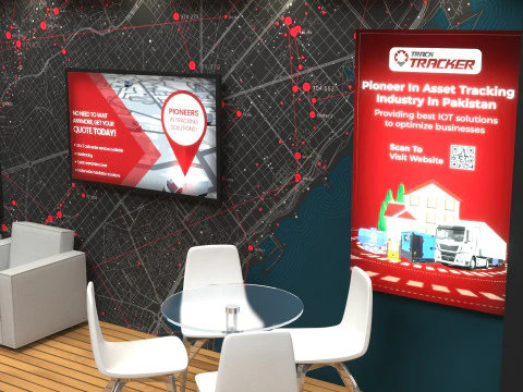 Exhibition Stand Stall 3D Model