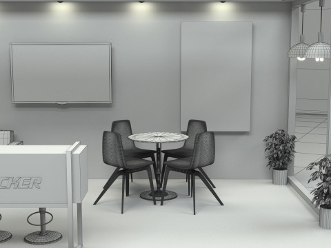 Exhibition Stand Stall 3D 模型