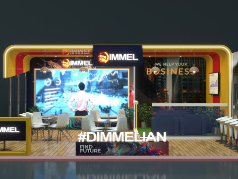 Exhibition Stand Stall 3D Model