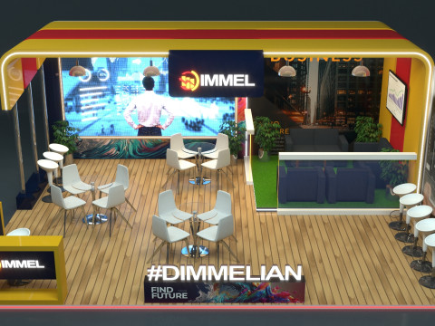 Exhibition Stand Stall 3D Model