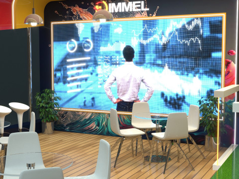 Exhibition Stand Stall 3D Model