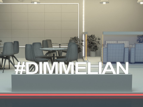Exhibition Stand Stall 3D Model