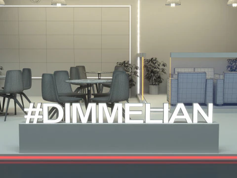Exhibition Stand Stall 3D Model