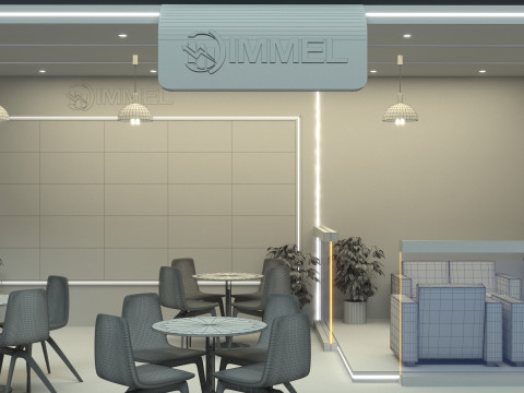 Exhibition Stand Stall 3D Model