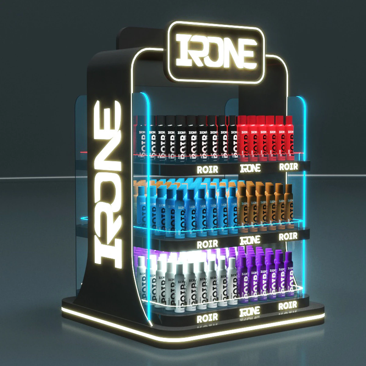 Super Market Product Shel 3D Model .c4d .max .obj .3ds .fbx .stl .blend 
