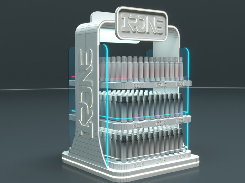 Super Market Product Shel 3D Model