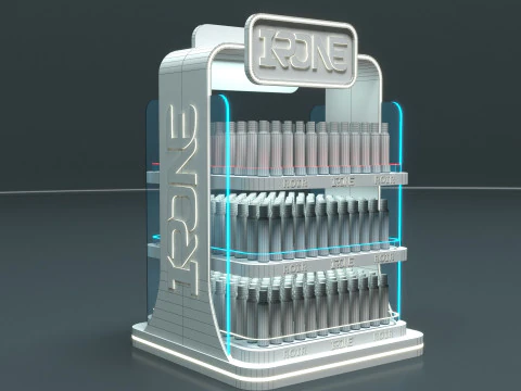 Super Market Product Shel 3D Model