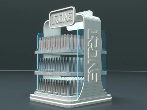 Super Market Product Shel 3D Model