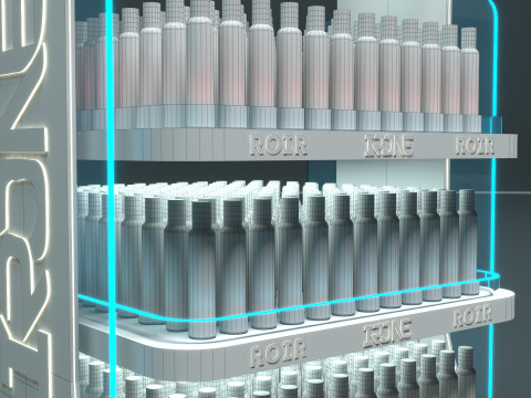 Super Market Product Shel 3D Model