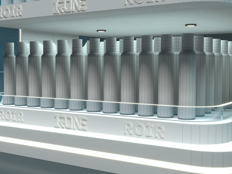 Super Market Product Shel 3D Model