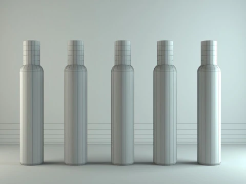 Super Market Product Shel 3D Model
