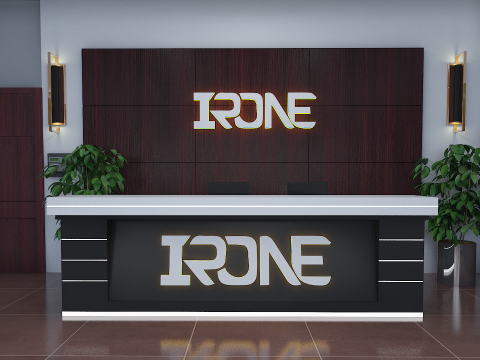 Office Reception Lobby 3D Model