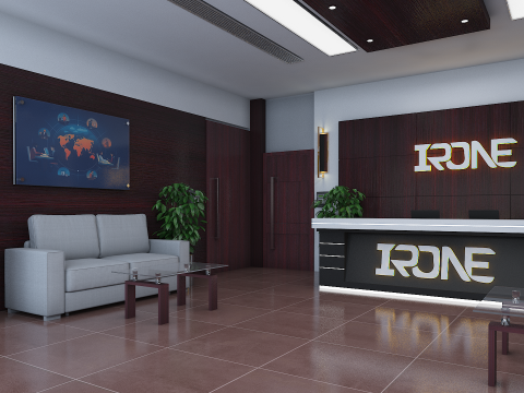 Office Reception Lobby 3D Model