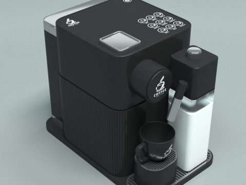 Espresso Coffee Machine 3D Model