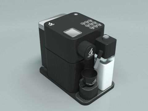 Espresso Coffee Machine 3D Modell