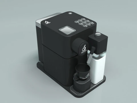 Espresso Coffee Machine 3D Model