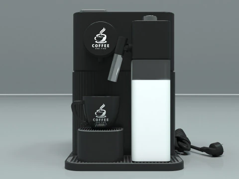 Espresso Coffee Machine 3D Model