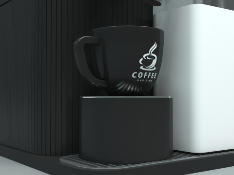 Espresso Coffee Machine 3D Modell
