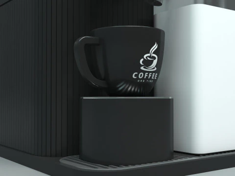 Espresso Coffee Machine 3D Model
