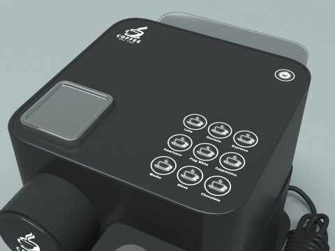 Espresso Coffee Machine 3D Modell